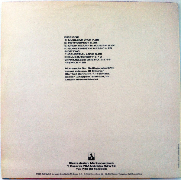 Sun Ra Arkestra* – Nuclear War