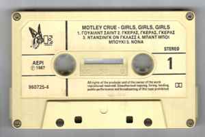 Mötley Crüe ‎– Girls, Girls, Girls Cassette